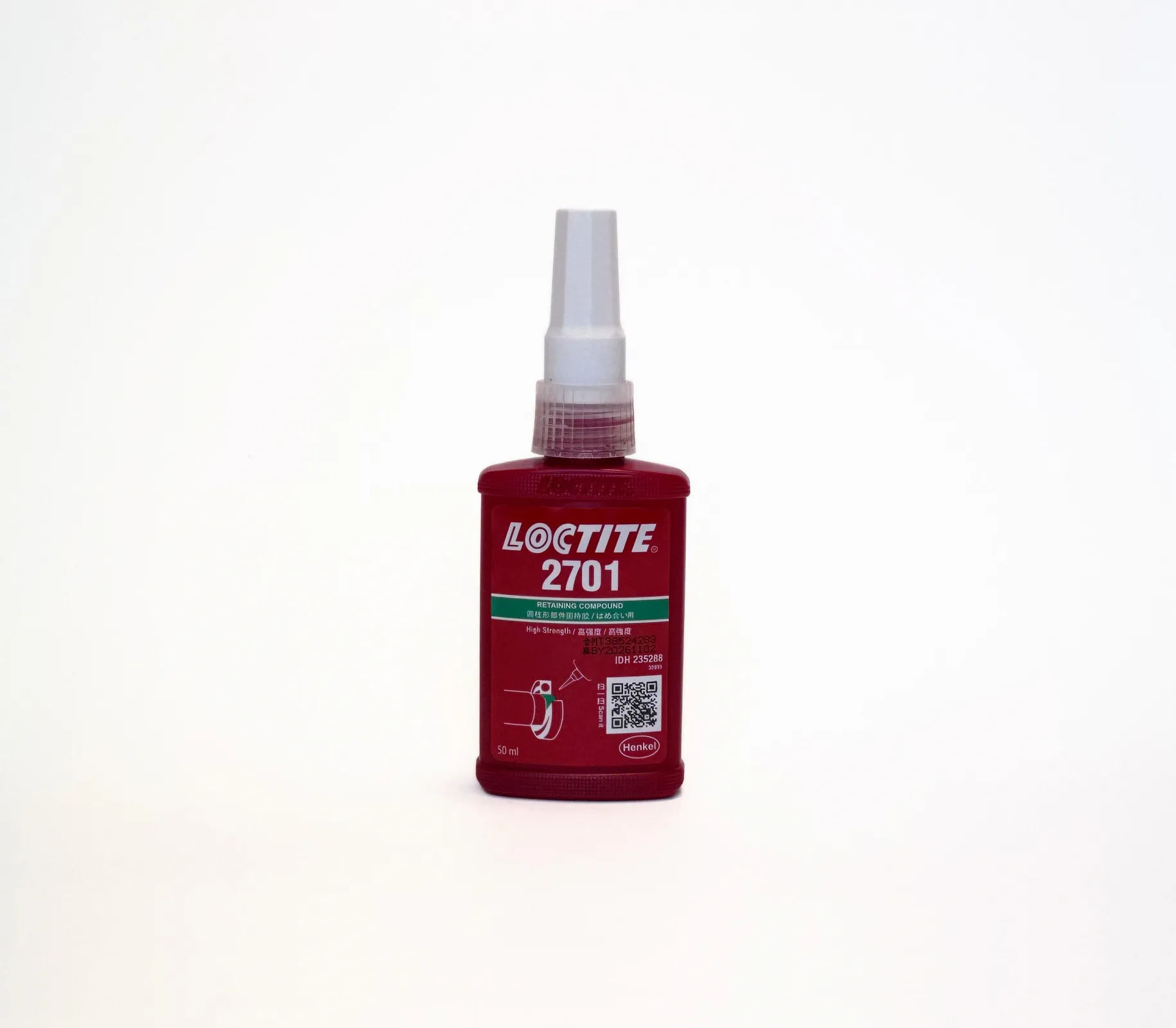 Резьбовой фиксатор высокой прочности для неактивных металлов Loctite 2701